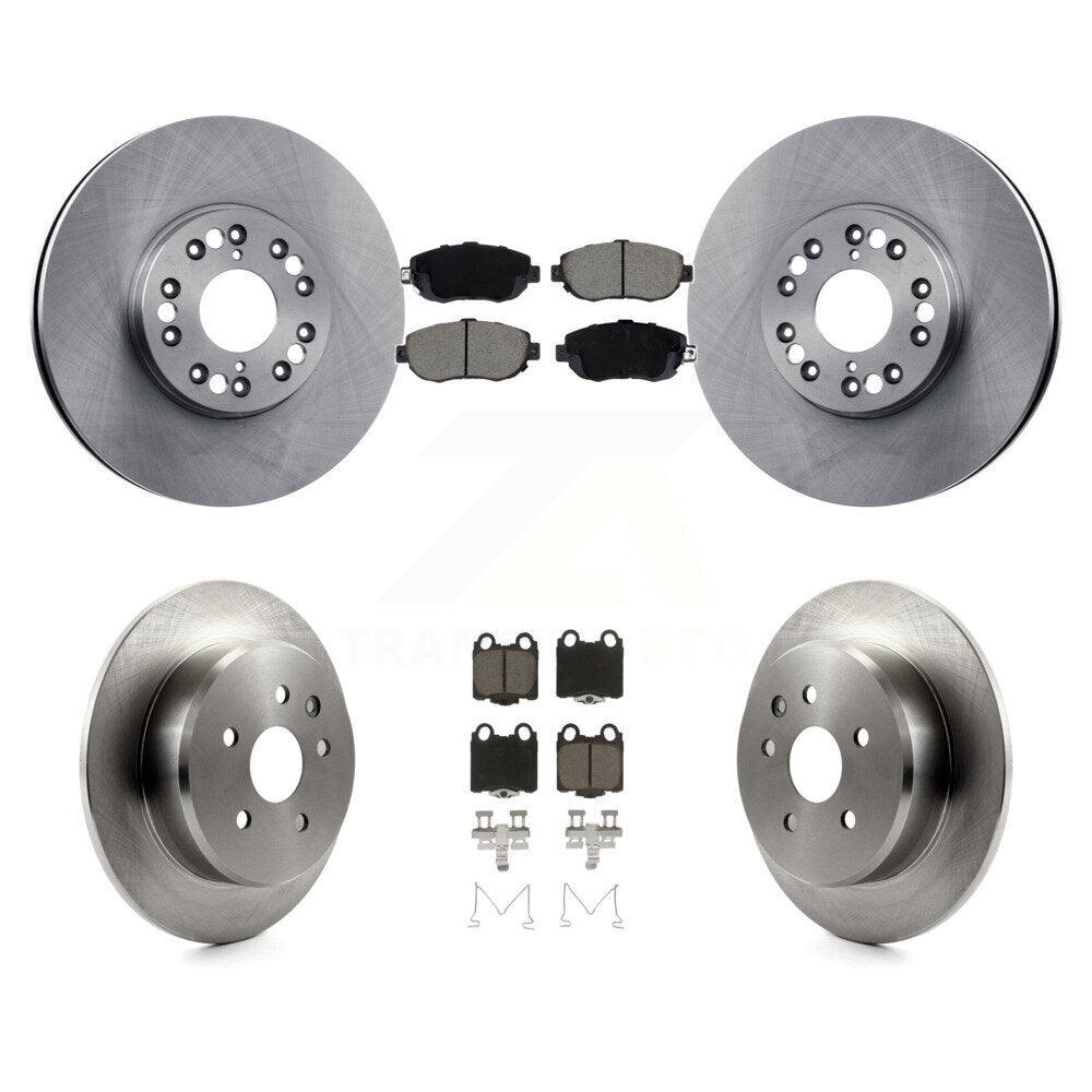 Front Rear Brake Rotor & Ceramic Pad Kit For Lexus SC430 IS300 GS300 GS400 GS430
