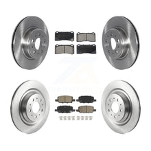 Load image into Gallery viewer, Front Rear Brake Rotors &amp; Ceramic Pad Kit For Tesla 3 With Gray Painted Calipers