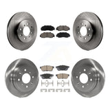 Front Rear Disc Brake Rotor And Ceramic Pad Kit For 1992-1993 Acura Integra GS-R