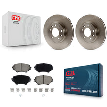 Charger l'image dans la galerie, Front Disc Brake Rotors And Ceramic Pads Kit For 2006-2015 Mazda MX-5 Miata