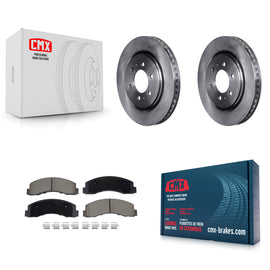 Front Brake Rotors & Ceramic Pad Kit For Ford F-150 Expedition Lincoln Navigator