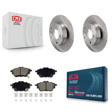 Charger l'image dans la galerie, Rear Brake Rotors &amp; Ceramic Pad Kit For 2020-2023 Nissan Sentra Disc rear brakes
