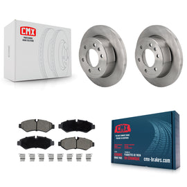 Rear Brake Rotors & Ceramic Pad Kit For Mercedes-Benz Sprinter 2500 Freightliner