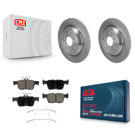 Rear Brake Rotors & Ceramic Pad Kit For Ford Escape Bronco Sport Lincoln Corsair