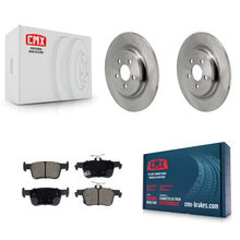 Charger l'image dans la galerie, Rear Disc Brake Rotors And Ceramic Pads Kit For 2021-2023 Ford Mustang Mach-E