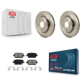 Rear Disc Brake Rotors And Ceramic Pads Kit For Cadillac XT4 Buick Envision