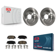 Charger l'image dans la galerie, Rear Disc Brake Rotors And Ceramic Pads Kit For Hyundai Sonata Kia K5 K8C-103539