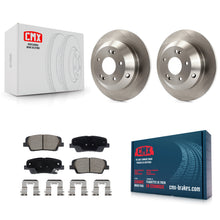 Charger l'image dans la galerie, Rear Disc Brake Rotors Ceramic Pad Kit For Hyundai Santa Fe Sport Kia Sorento XL