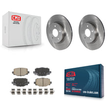Load image into Gallery viewer, Rear Disc Brake Rotors And Ceramic Pads Kit For INFINITI QX50 QX55 K8C-103544
