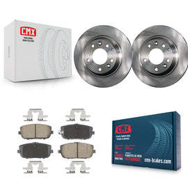 Rear Disc Brake Rotors And Ceramic Pads Kit For 2006-2015 Mazda MX-5 Miata