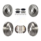 Front Rear Disc Brake Rotors Ceramic Pad & Drum Kit For 2013-2017 Chevrolet Trax