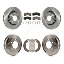 Load image into Gallery viewer, Front Rear Brake Rotors Ceramic Pad Drum Kit For 2009 Mitsubishi Lancer Ralliart