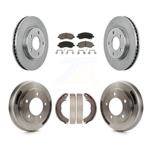 Load image into Gallery viewer, Front Rear Disc Brake Rotors Ceramic Pads And Drum Kit For Mitsubishi Lancer