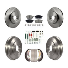 Charger l'image dans la galerie, Front Rear Disc Brake Rotors Ceramic Pads And Drum Kit (7Pc) For Chevrolet Trax