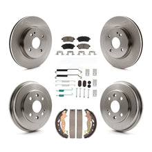 Load image into Gallery viewer, Front Rear Disc Brake Rotor Ceramic Pad And Drum Kit (7Pc) For 2011-2014 Mazda 2