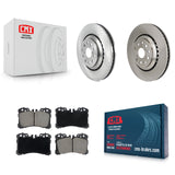 Front Disc Brake Rotors And Ceramic Pads Kit For Lexus LS460 LS500 LS600h LS500h