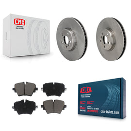 Front Brake Rotor Ceramic Pad Kit For Toyota GR Supra 2.0L With 4 Piston Caliper