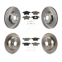 Charger l'image dans la galerie, Front Rear Disc Brake Rotors And Ceramic Pads Kit For 2017-2020 Lincoln MKZ 2.0L