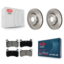 Charger l'image dans la galerie, Front Disc Brake Rotors And Ceramic Pad Kit For 2021 Land Rover Range Sport 3.0L