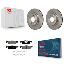 Load image into Gallery viewer, Front Disc Brake Rotors And Ceramic Pads Kit For Smart Fortwo EQ fortwo