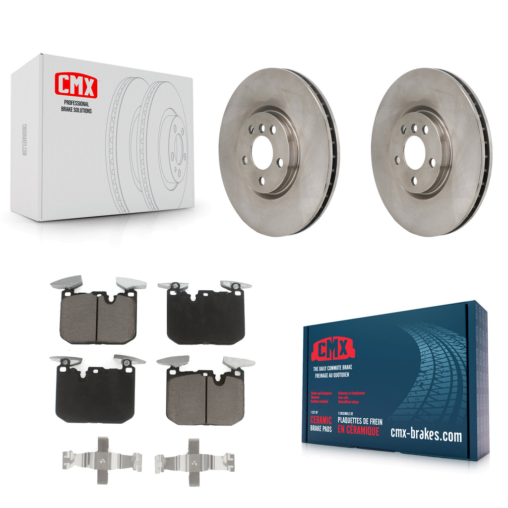 Front Brake Rotors & Ceramic Pad Kit For 2020-2022 Mini Cooper John Works