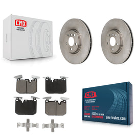 Front Brake Rotors & Ceramic Pad Kit For 2020-2022 Mini Cooper John Works