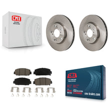 Charger l'image dans la galerie, Front Disc Brake Rotors And Ceramic Pads Kit For 2017-2021 Honda Clarity