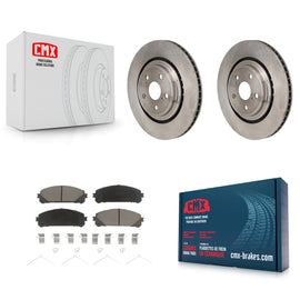 Front Disc Brake Rotors And Ceramic Pads Kit For 2020-2022 Toyota Highlander