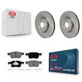 Front Brake Rotor & Ceramic Pad Kit For Ford Escape Bronco Sport Lincoln Corsair
