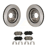 Rear Brake Rotor Ceramic Pad Kit For 18 Land Rover Range 3.0L with DIESEL engine