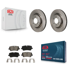 Rear Brake Rotor Ceramic Pad Kit For 18 Land Rover Range 3.0L with DIESEL engine