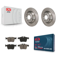 Load image into Gallery viewer, Rear Brake Rotors &amp; Ceramic Pad Kit For Mercedes-Benz C300 Without Sport Package