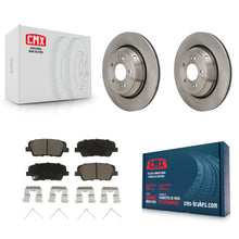 Charger l'image dans la galerie, Rear Disc Brake Rotors And Ceramic Pads Kit For Genesis G70 Kia Stinger G80