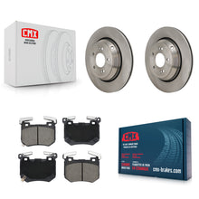 Charger l'image dans la galerie, Rear Disc Brake Rotors And Ceramic Pad Kit For 2022 Genesis G70 Kia Stinger 3.3L