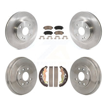 Charger l'image dans la galerie, Front Rear Disc Brake Rotors Ceramic Pads And Drum Kit For Toyota Yaris iA Scion