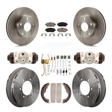 Load image into Gallery viewer, Front Rear Brake Rotor Ceramic Pad And Drum Kit (9Pc) For 2015 Toyota Tacoma 4WD