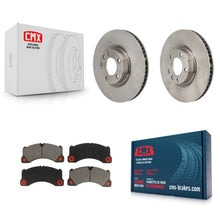 Charger l'image dans la galerie, Front Disc Brake Rotors &amp; Ceramic Pad Kit For Volkswagen Touareg Porsche Cayenne