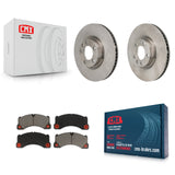 Front Disc Brake Rotors & Ceramic Pad Kit For Volkswagen Touareg Porsche Cayenne