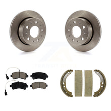 Charger l'image dans la galerie, Rear Disc Rotors Ceramic Pads Parking Shoes Kit For Ram ProMaster 3500 2500 1500