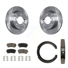 Load image into Gallery viewer, Rear Disc Rotors Ceramic Pads &amp; Parking Shoes Kit For Hyundai Tucson Sonata Kia