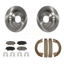 Charger l'image dans la galerie, Rear Disc Rotors Ceramic Pads &amp; Parking Brake Shoes Kit For Hyundai Sonata Azera