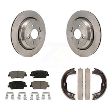 Load image into Gallery viewer, Rear Disc Rotors Ceramic Pads And Parking Shoes Kit For 2011-2013 Hyundai Equus