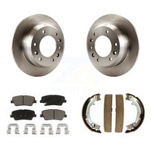 Load image into Gallery viewer, Rear Disc Rotors Ceramic Pads Parking Shoes Kit For Kia Sedona Hyundai Entourage