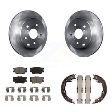 Load image into Gallery viewer, Rear Disc Rotors Ceramic Pads And Parking Shoes Kit For Toyota RAV4 Lexus HS250h