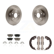 Load image into Gallery viewer, Rear Disc Rotors Ceramic Pads &amp; Parking Shoes Kit For Toyota Matrix Pontiac Vibe
