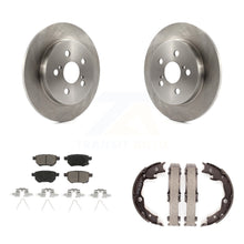Load image into Gallery viewer, Rear Disc Rotors Ceramic Pads &amp; Parking Shoes Kit For Toyota Matrix Pontiac Vibe