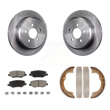 Load image into Gallery viewer, Rear Disc Rotors Ceramic Pads And Parking Shoes Kit For Jeep Liberty Dodge Nitro
