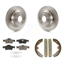 Load image into Gallery viewer, Rear Disc Rotors Ceramic Pads And Parking Shoes Kit For Mercedes-Benz E350 E400