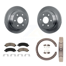 Load image into Gallery viewer, Rear Disc Rotors Ceramic Pads And Parking Shoes Kit For Chevrolet Avalanche 1500