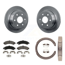 Load image into Gallery viewer, Rear Disc Rotors Ceramic Pads Parking Shoes Kit For Chevrolet Suburban 1500 4WD